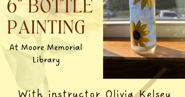 Adult Craft Night ~ Glass Painting Class on Oct 2nd