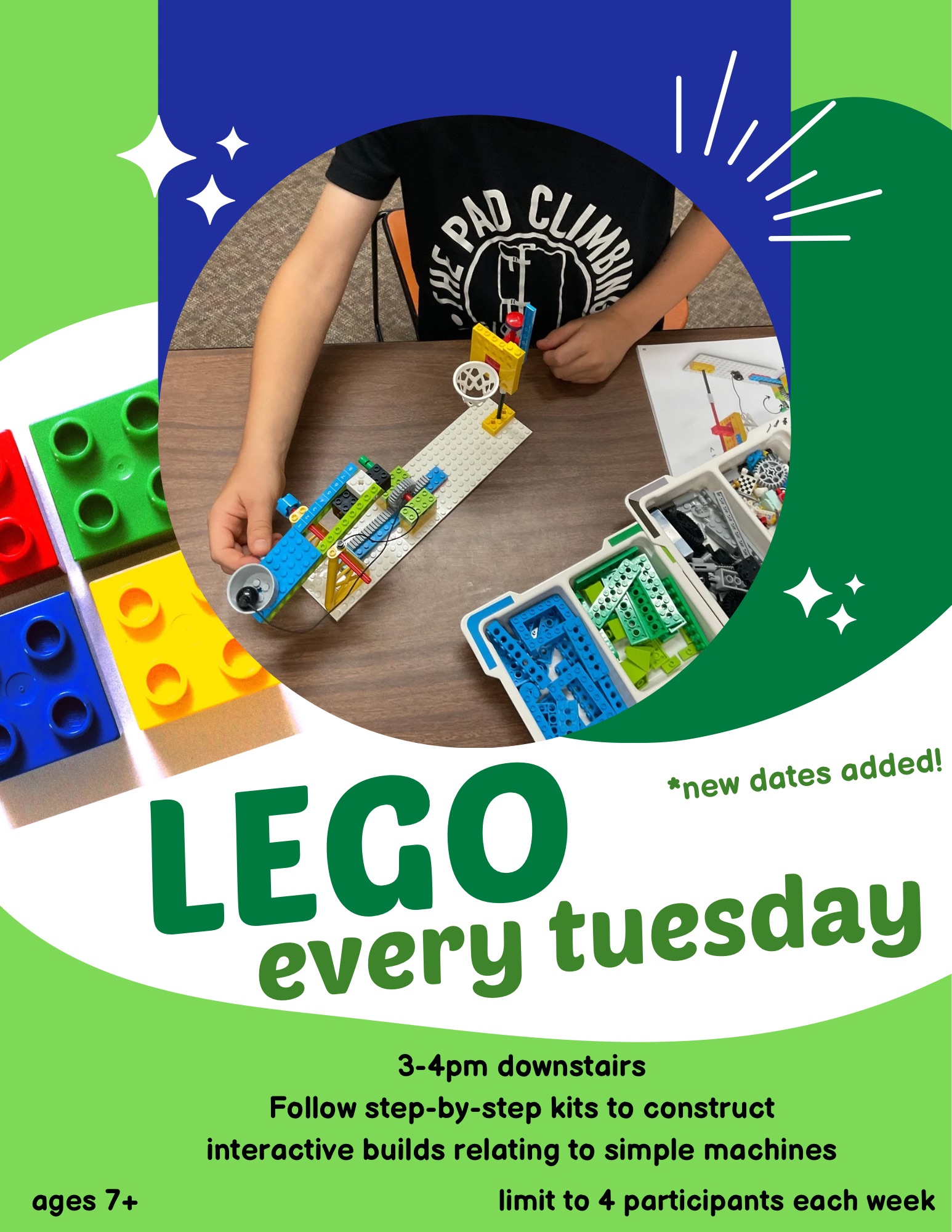 New On-Going Lego Group ~ Every Tuesday Afternoon