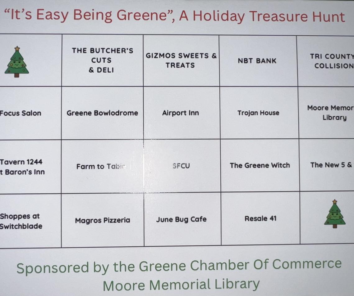 Hometown Holiday Treasure Hunt Details