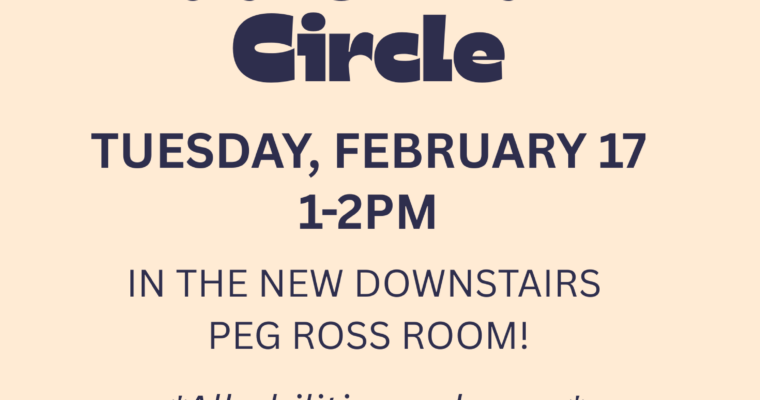 Adult Drum Circle ~ Tues. February 17 from 1-2pm