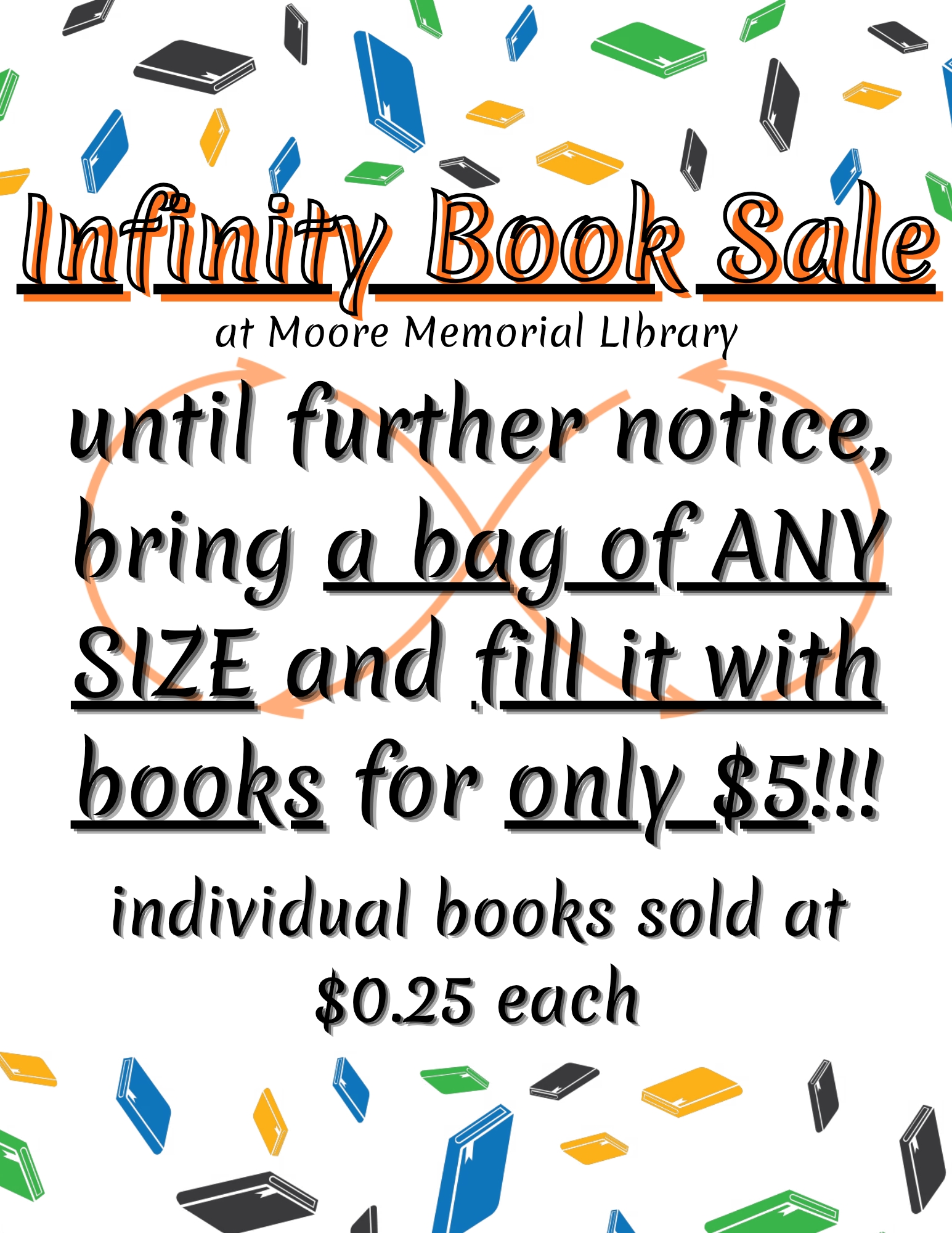 Ongoing Book Sale!