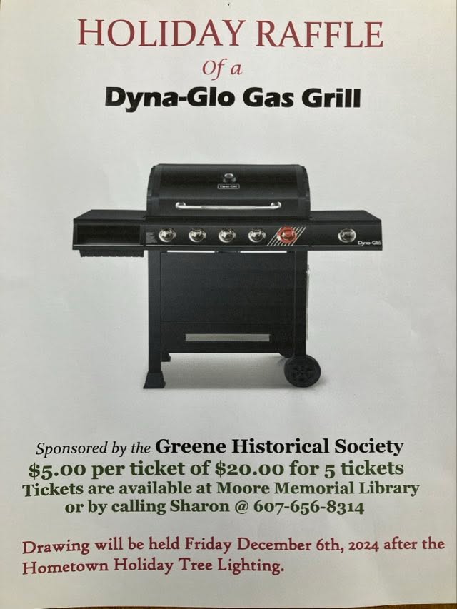 Historical Society Gas Grill Raffle for Hometown Holiday