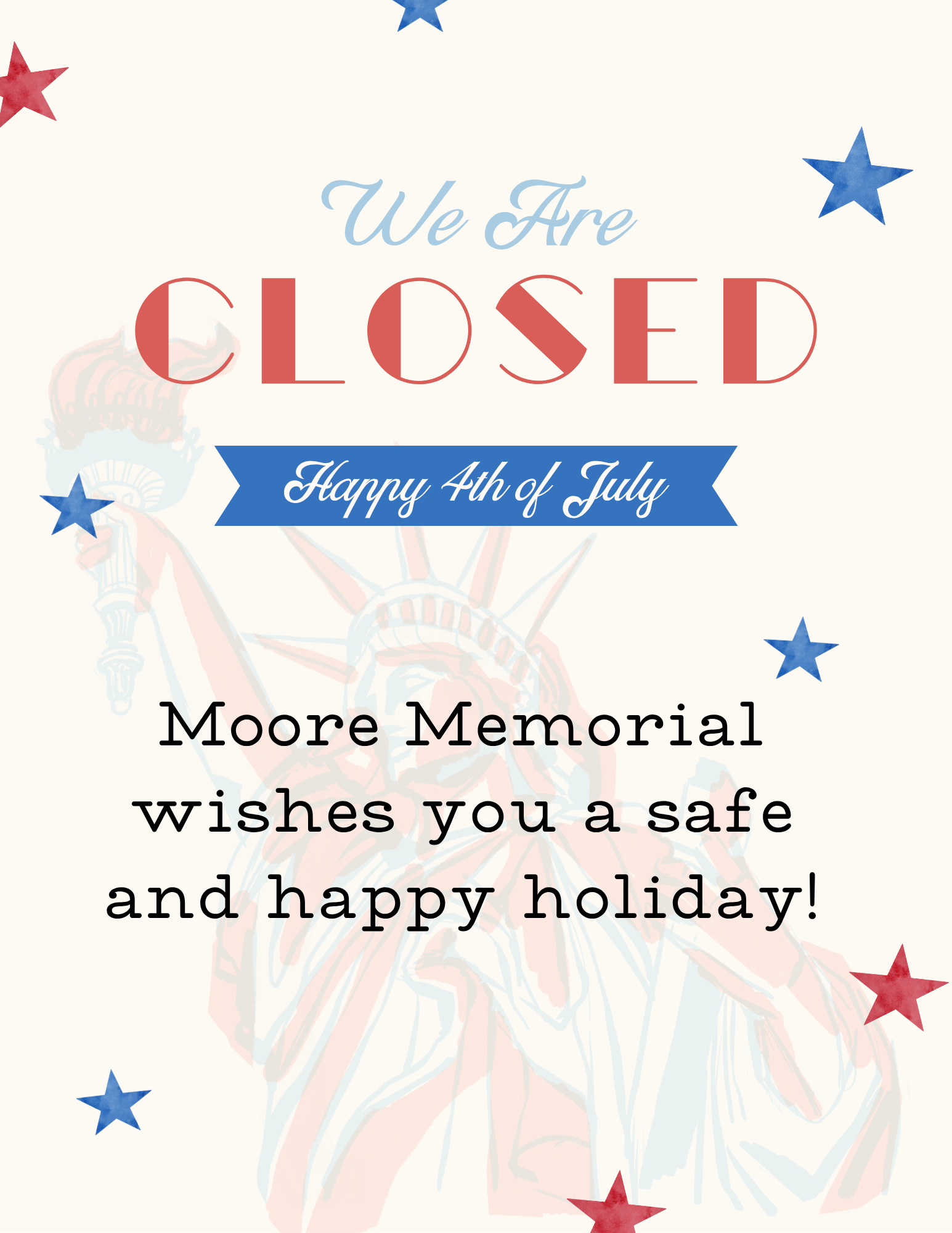 We’re Closed for the Holiday