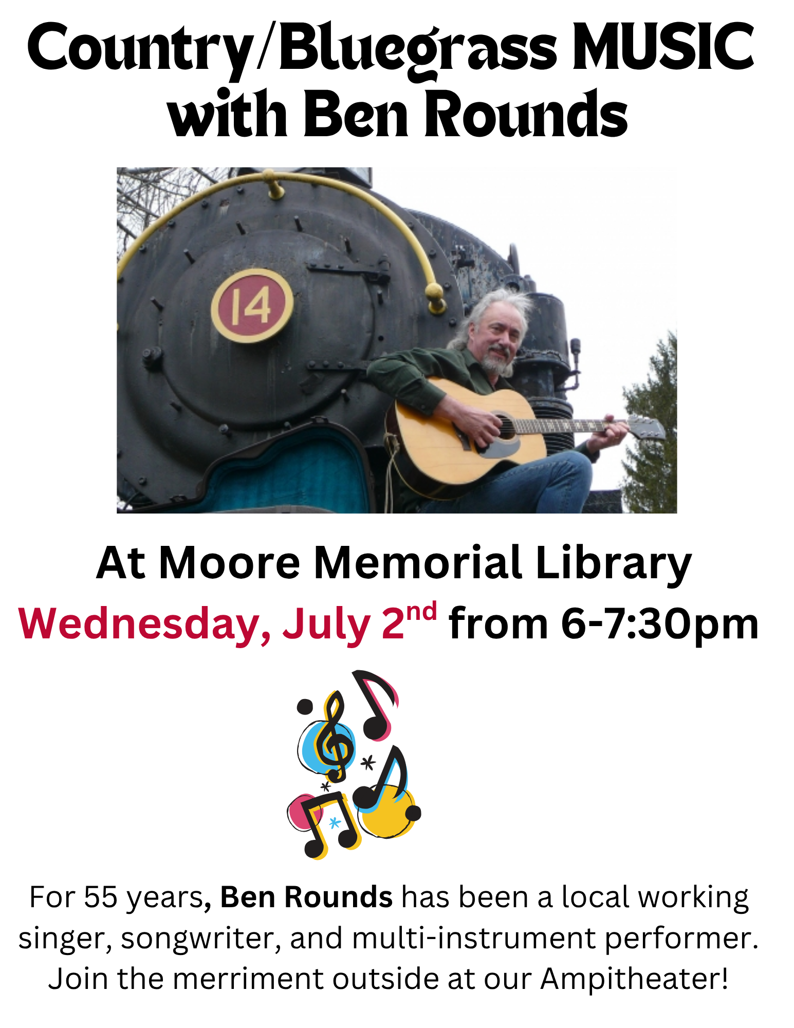 Tonight! Local Musician Ben Rounds