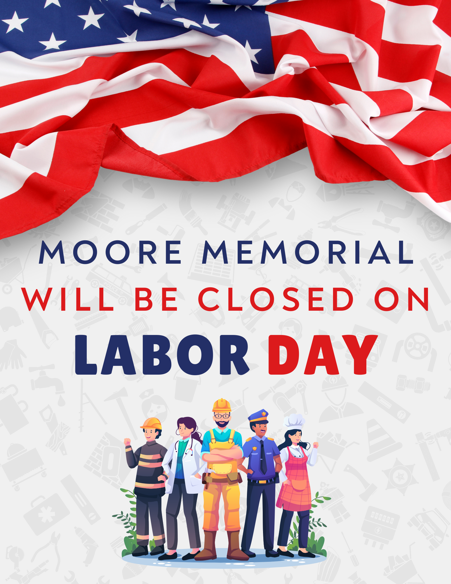 We Are Closed on Labor Day