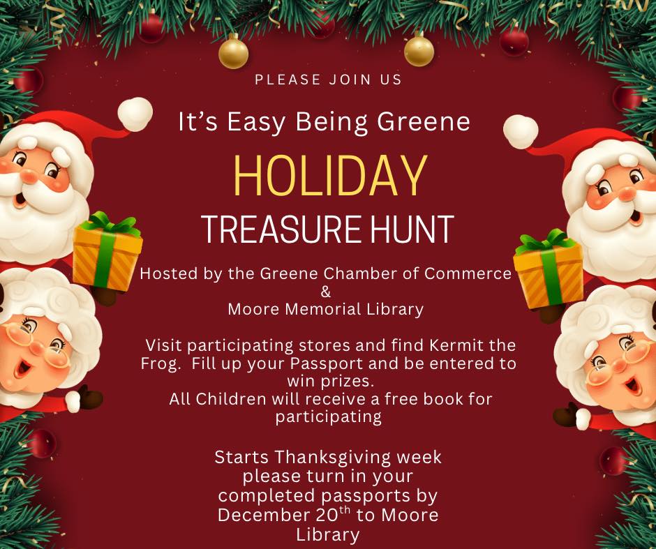 Hometown Holiday Treasure Hunt! 11/24-12/20