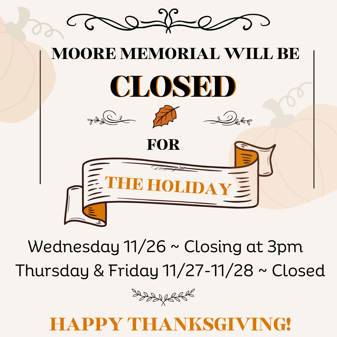 Thanksgiving Holiday Closure Dates