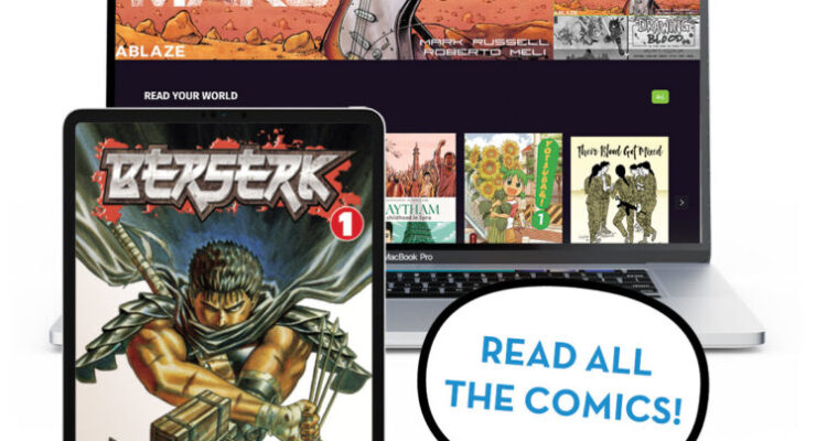 We are Partnered with Comics Plus!