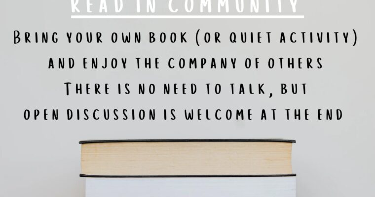 Silent Book Club – Second Wednesday of the month 11am-12pm
